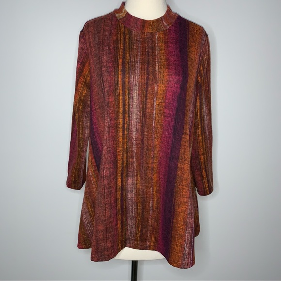 new directions Tops - New Directions Mock Neck Top